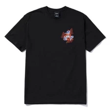 HUF Men's S/S T-Shirt FLASHING WHEEL - Black - Medium - NWT - LAST ONE