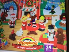 �New ELC Happyland Happy land Christmas Calendar figure set
