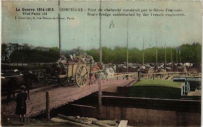 CPA COMPIEGNE - Chalandsbrücke gebaut vom französischen Genie (423595)