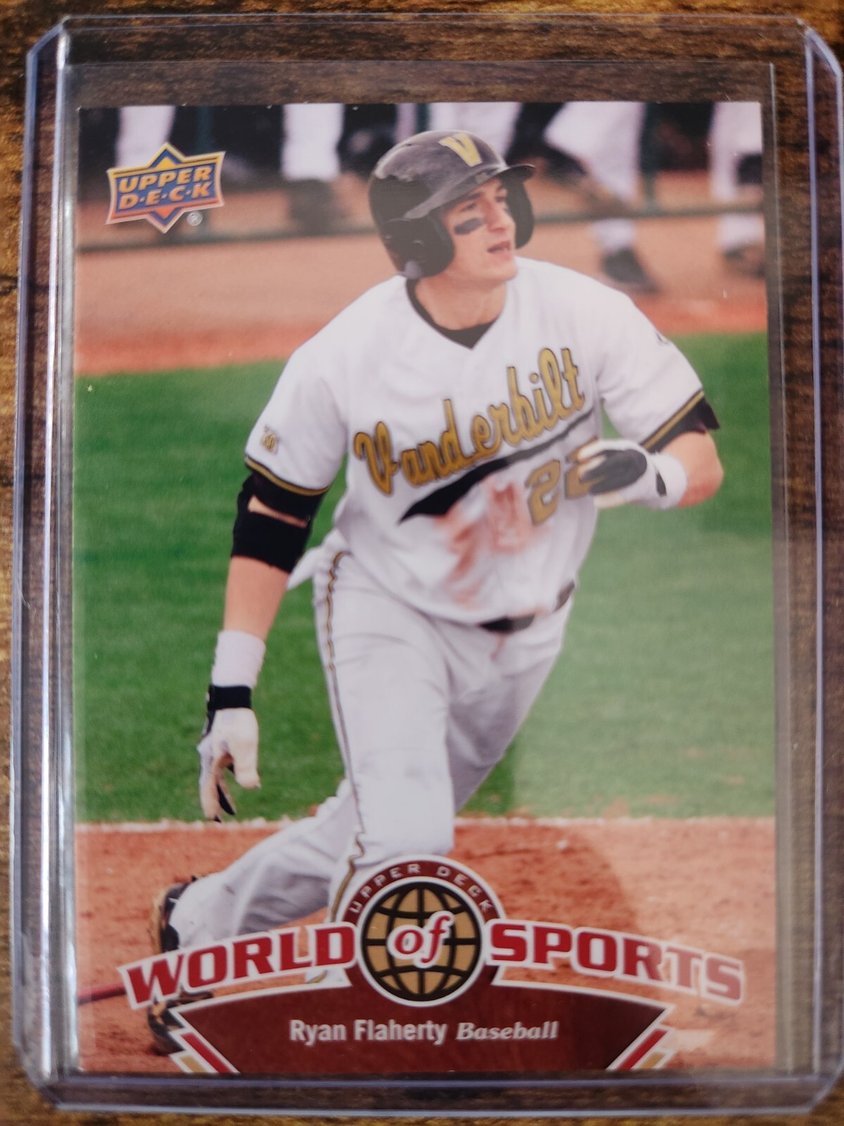2010 Upper Deck World of Sports Ryan Flaherty #148 Vanderbilt