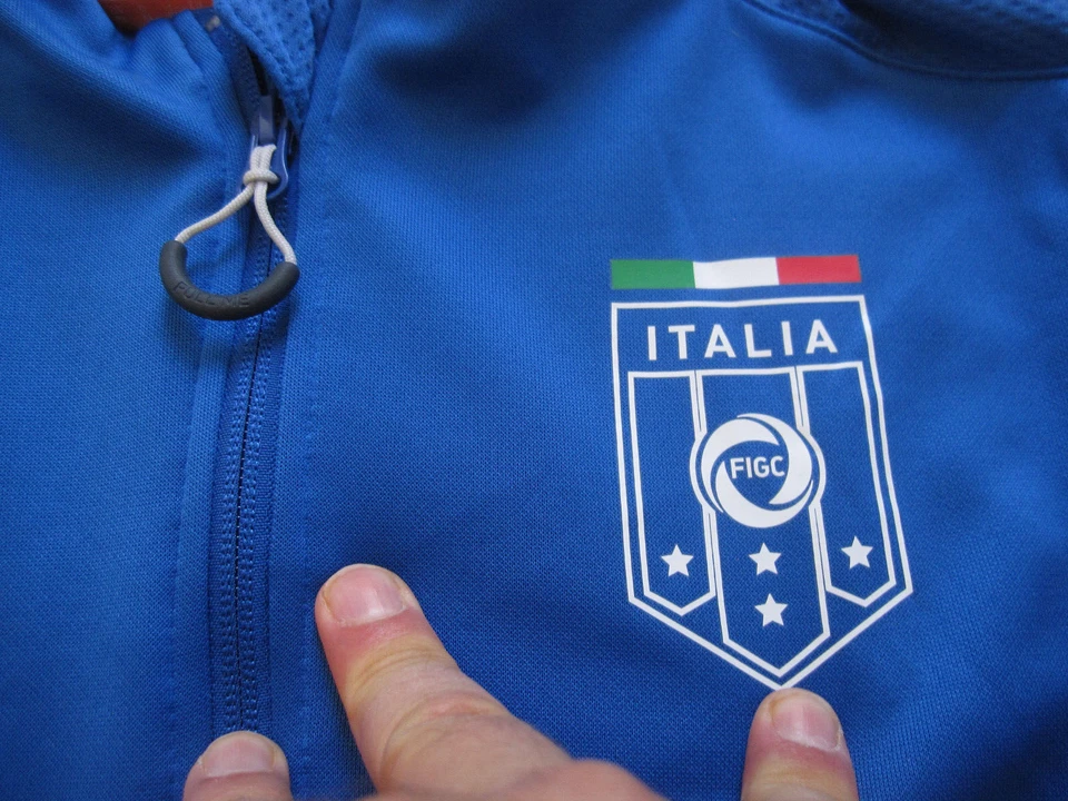 Sweat Italie Manche longue Squadra Azzura Puma Bleu jersey Homme - XL - Photo 3/4