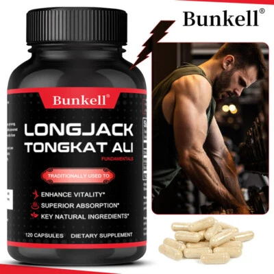 BUNKELL Long Jack Supplement Supports stamina And energy levels 30 To 120 Capsules