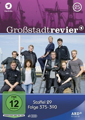Großstadtrevier - Vol. 25 / Staffel 29 / Folgen 375-390 # 4-DVD-NEU