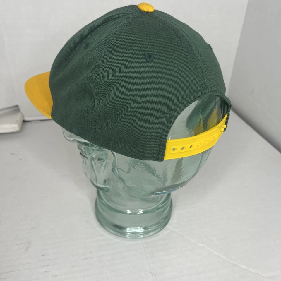 Vintage Obey Logo Hat   Snap Back Green Yellow Streetwear Skater Skateboard Mens - Image 4 of 4