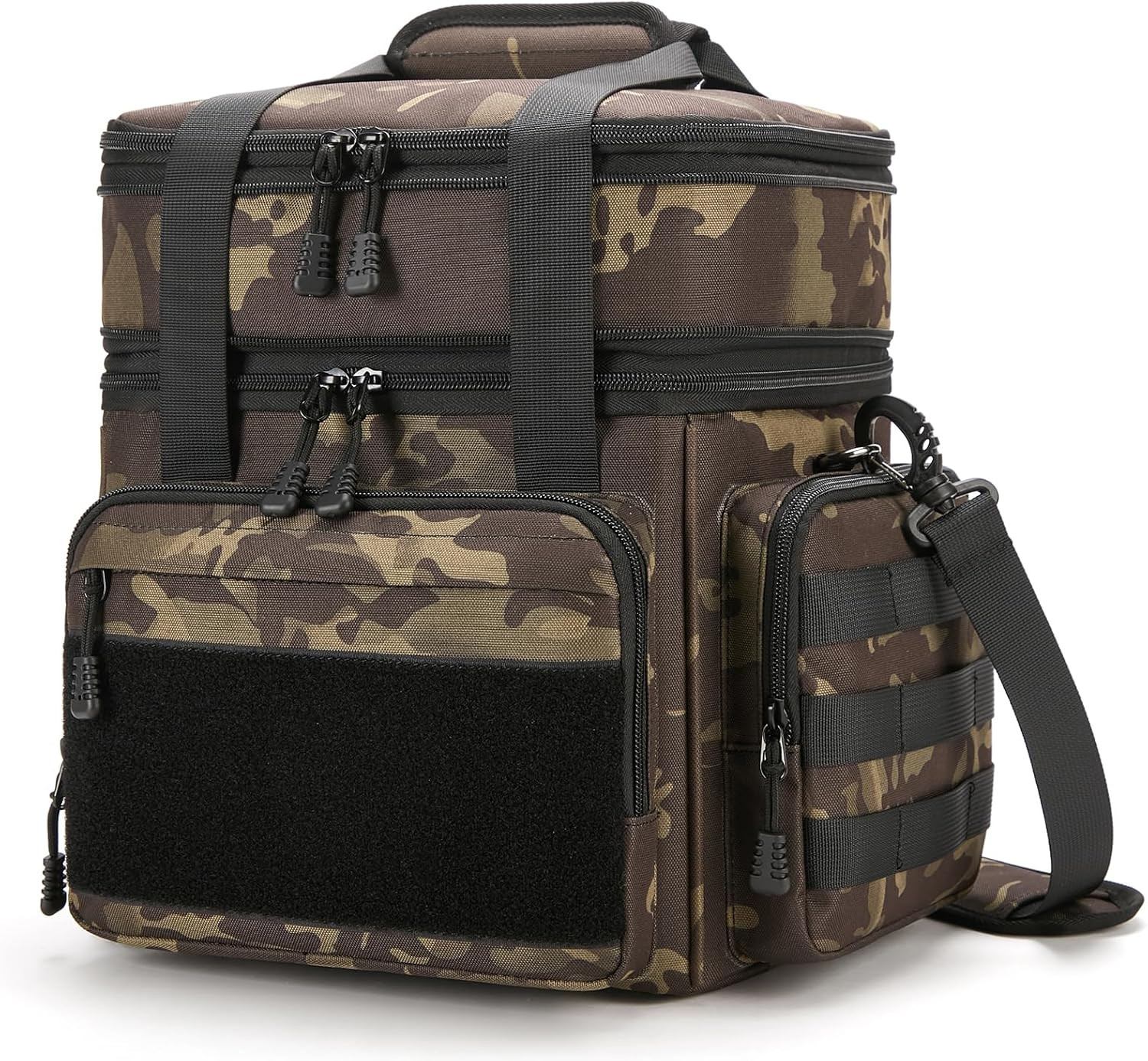 Tactical Lunch Box for Men Insulated Leakproof Cooler Bag Dual Compartment