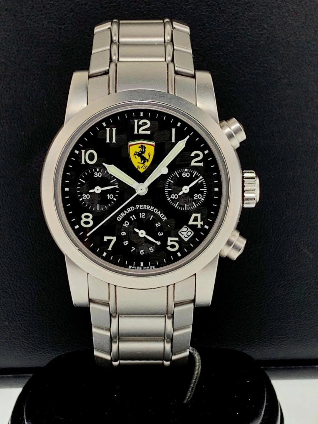 Girard Perregaux — Girard Perregaux Ferrari 38mm Stainless Steel Chronograph Ref. 8020