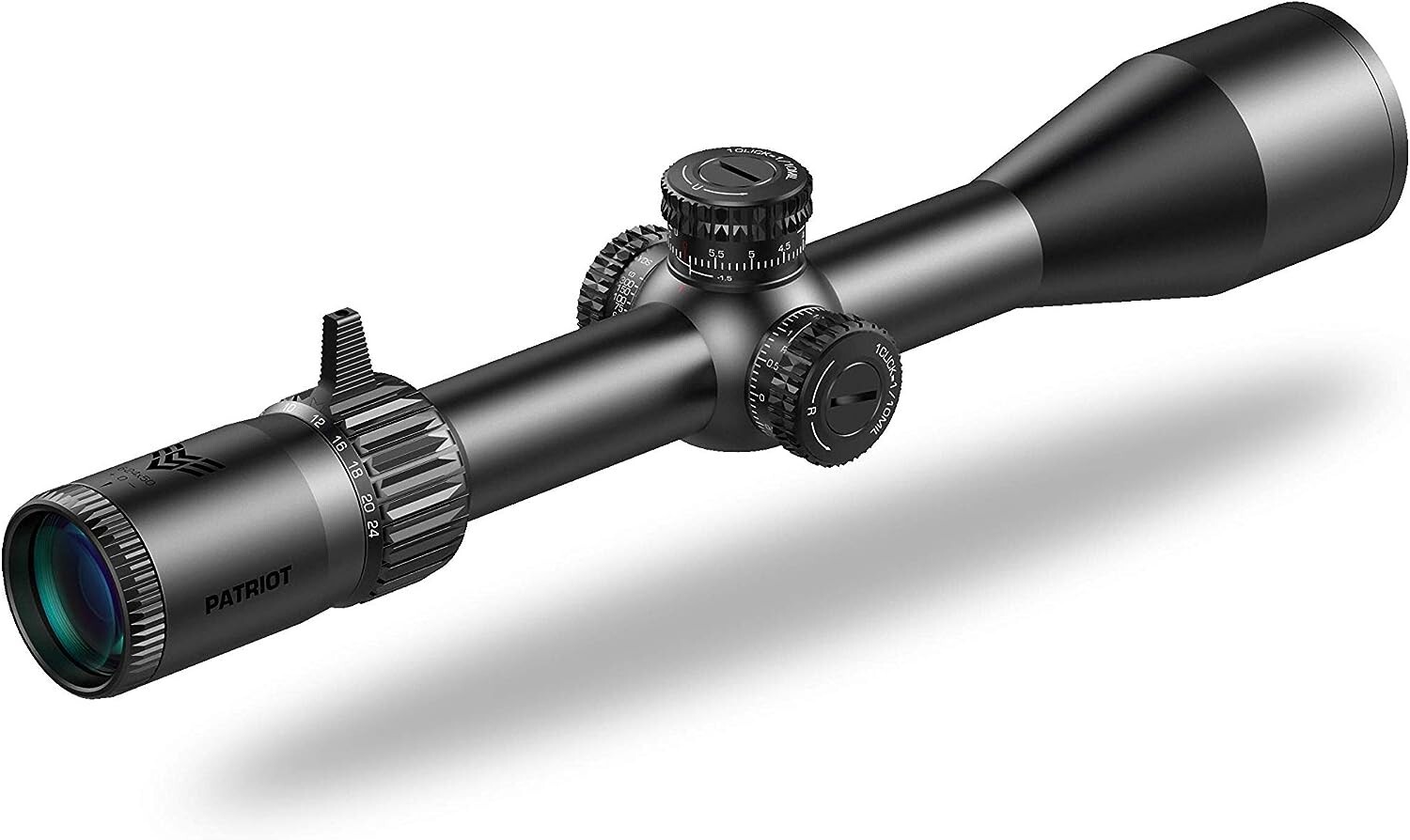 Swampfox Patriot FFP Variable 4X Optical Zoom Rifle Scope 4-16x44 Reticle MIL