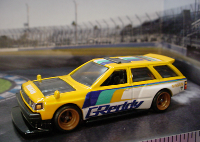 GReddy NISSAN MAXIMA DRIFT CAR☆orange;real riders☆Hot Wheels