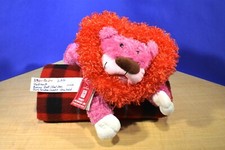 Hallmark Purrcy The Huggable Laughing Pink and Red Lion 390-202-1 