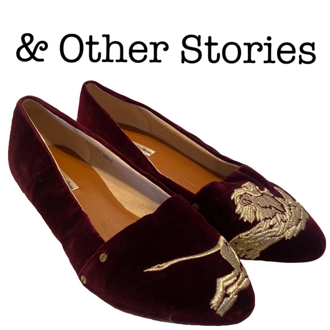 Loafers New Lion Calzature Other Stories Lion Embroider Burgundy