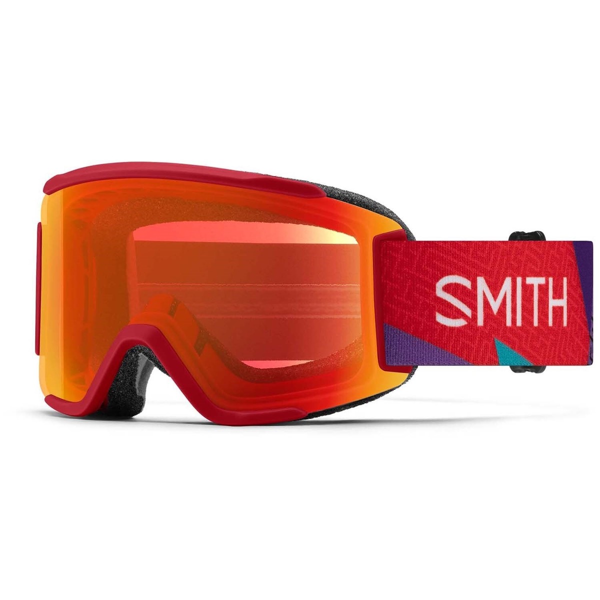 Smith Squad S Snow Goggles Everyday Red Mirror for sale
