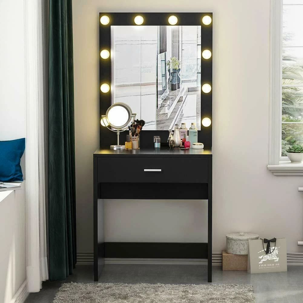 Lighted vanity sales dresser