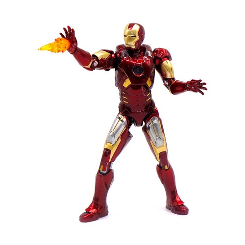 ZD IRON MAN Mark VII MK7 18cm Action Figure Marvel Avengers Model Display Toys - Picture 3 of 14