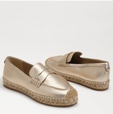 NEW Sam Edelman KAI ESPADRILLE FLAT LOAFER Si...