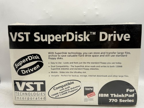 Vst SuperDisk Drive For Ibm ThinkPad 770 Series New