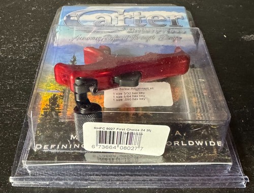 Carter Enterprises 1st Choice 24 3 Finger Red Thumb Release Aid New - Picture 3 of 3