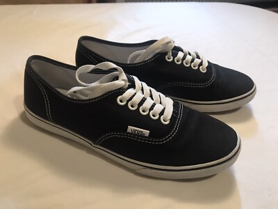 Black Vans Pre-Owned Classic Sneakers Unisex Canvas Shoes Men's Women’s 
