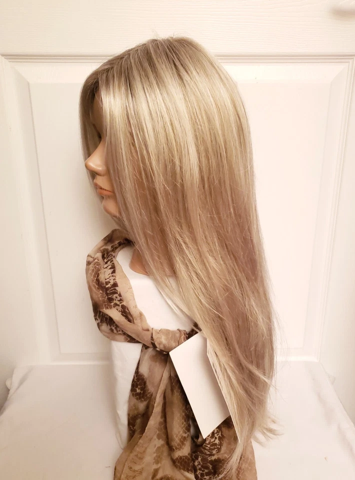 Avery by Jon Renau Synthetic Wig FS17/101S18 Palm Springs Blonde Lace Mono Top - Image 4 of 4