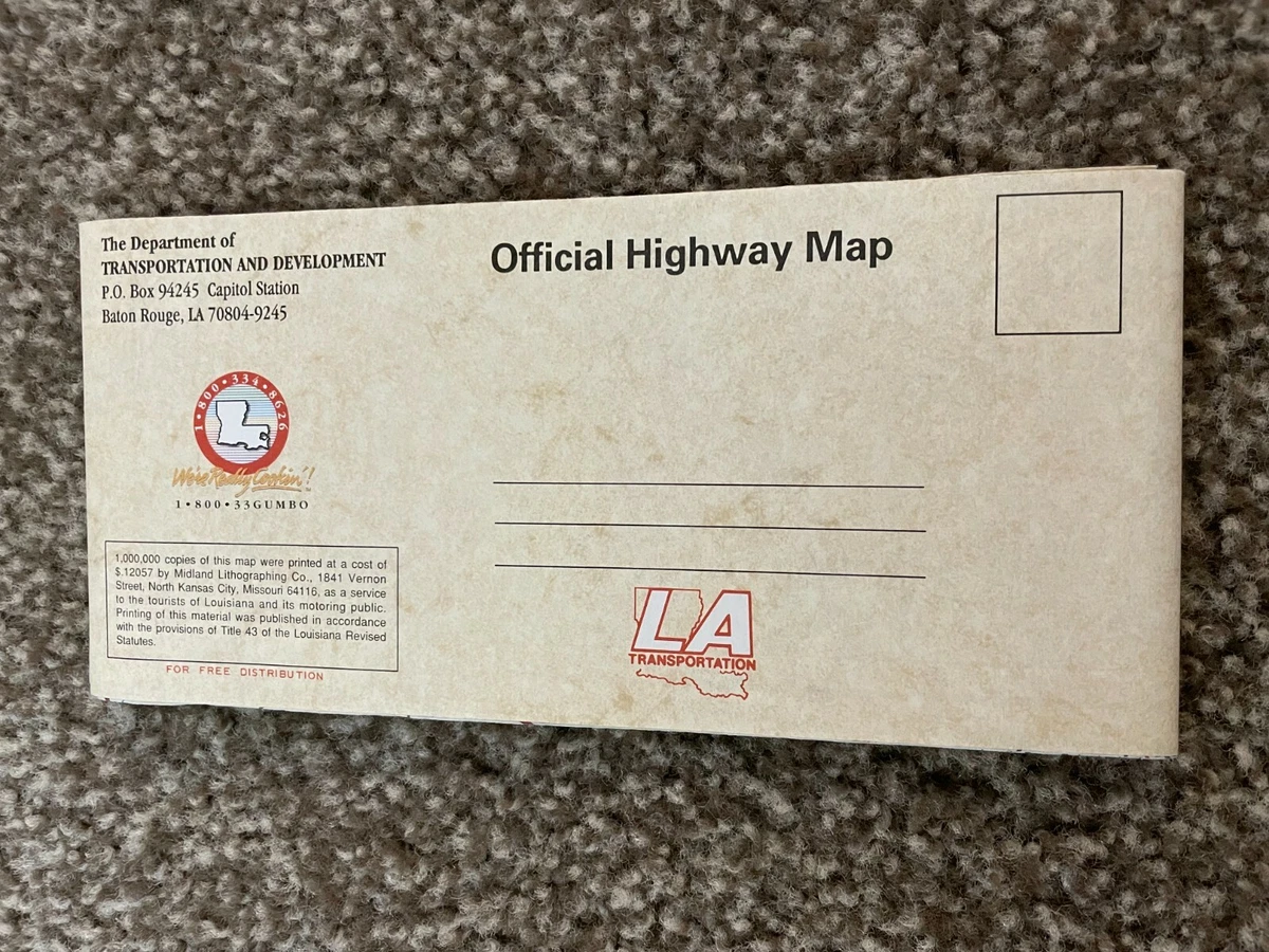 Louisiana Road Map - LA Road Map - Louisiana Highway Map