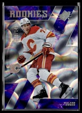 2023-24 SPx Purple Parallax Walker Duehr 080/149 Calgary Flames #192