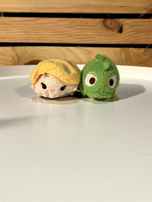 Disney Tangled Tsum Tsum Plush Set of Two Rapunzel and Pascal