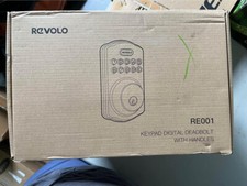 Revolo Electric Keypad Digital Deadbolt With Handles RE001