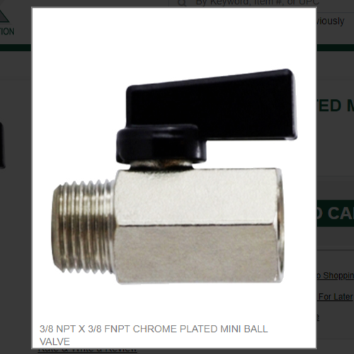 Compact Chrome FNPT Mini Ball Valve | Legend Valve