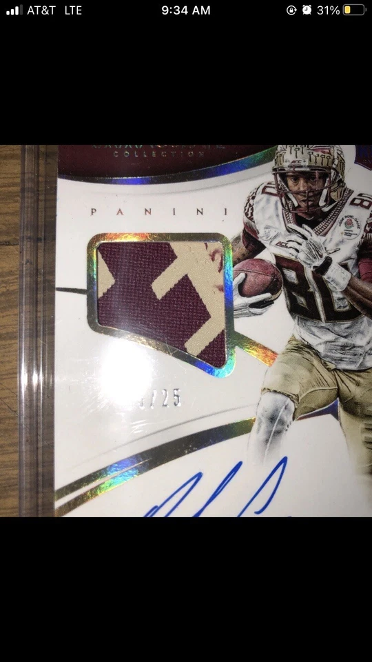 Florida State Rashad Greene RPA 25/05 2015 Colección Inmaculada Multideporte Foto 3 de 4