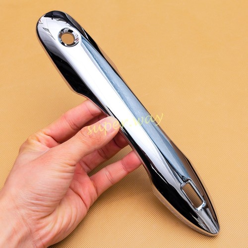 Chrome Car Door Handle Cover + Bowl Cup Trims For 2022-2024 Toyota Corolla Cross - Picture 6 of 7