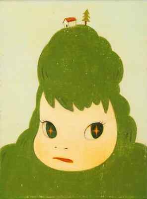 Yoshitomo Nara : Green Mountain : Quality Art Print -Frame Me