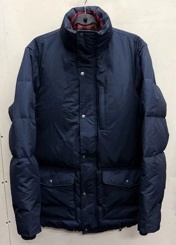 Woolrich Langhorne Men's Puffer Jacket Size Medium Deep Navy 550 Fill 16106 image 3
