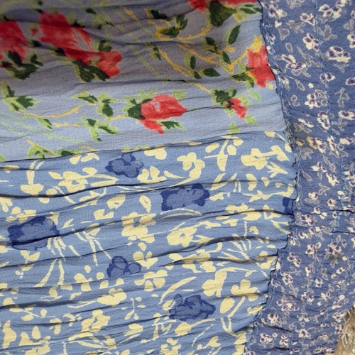 Lindas Opciones Boho Patchwork Maxi Falda Rayón, Talla Única (Aprox. L/XL) - Imagen 5 de 12