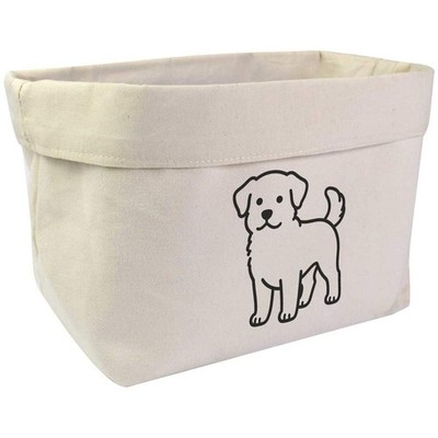 Große ''Dog Line Art'' Leinwand Organizer/Aufbewahrungstasche (OR00043770)