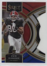 2023 Panini Select Premier Level Red & Blue Prizm Die-Cut Zach Harrison #120 6tw