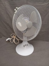Tesco 9 Inch 23W Air Cooling Oscillating Table Desk Fan Home Office 2 Speed Tilt
