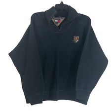 VINTAGE TOMMY HILFIGER ALPINE RIBBED SWEATSHIRT 1/4 ZIP SIZE M SEE MEASUREMENTS