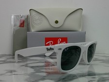 Ray-Ban RB2140W Original Wayfarer Classic Sunglasses Matte White 50mm Never Worn