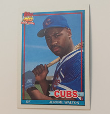 Topps 1991 Topps Jerome Walton Rookie Base #135 Chicago Cubs MLB Card. rookie card picture