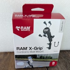 RAM X-Grip B-Ball Medium Arm U-Bolt Mount For Phones Up to 3.25" W RAM-B-174-UN