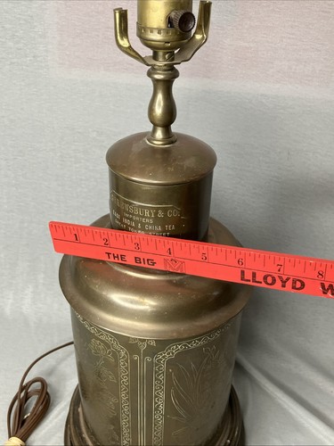 shrewbury & co Messing Tischlampe Made in India - Bild 6 von 16