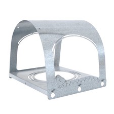 bellissa Vogelhaus SPATZI Metall silber hängend Vogelfutterhaus Futterstation