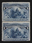 CKStamps: US Stamps Collection Scott#230 1c Columbian Mint NH OG