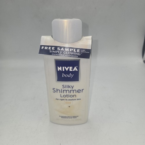 2003 Nivea Body Silky Shimmer Lotion Light/Medium Skin 6.8oz Radiance Tone 200ml