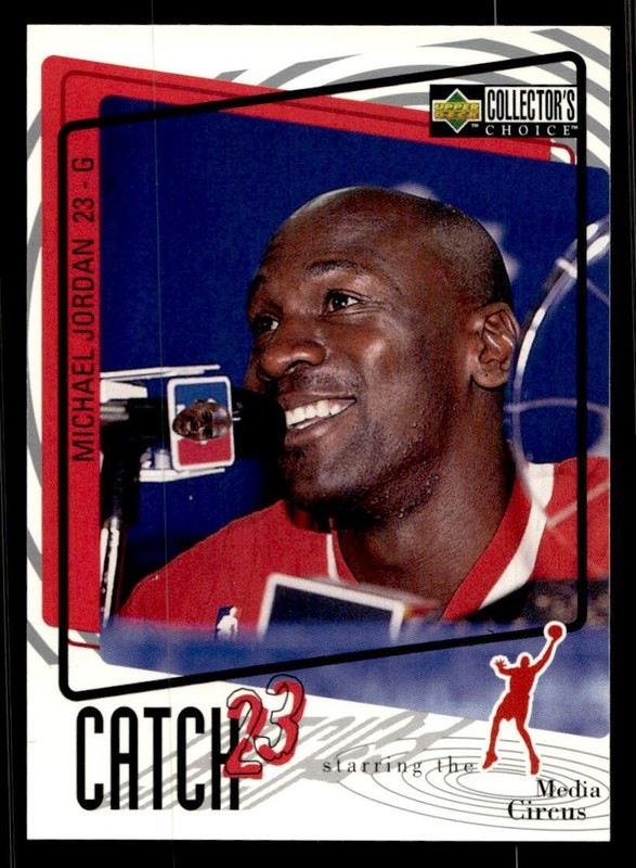 1997-98 Collector's Choice #191 Michael Jordan Chicago Bulls Catch 23 MINT