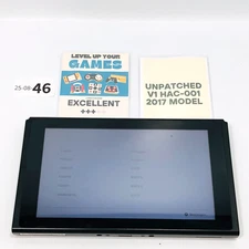 [EX+3] Nintendo Switch Unpatched V1 Hac-001 2017 Console Only Region Free 08-46