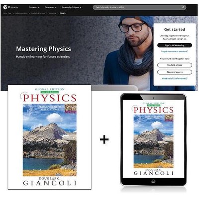 Physik: Prinzipien mit Anwendungen, Global Edition + Mastering Physics mit P