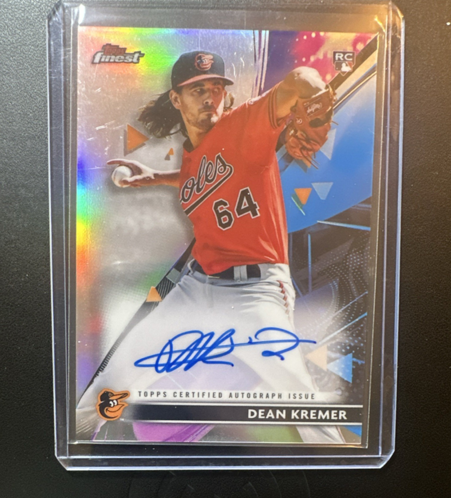 Dean Kremer #FA-DK Baseball Cards 2021 Topps Finest Autographs trading card — raw and PSA graded price guide