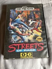 Streets of Rage 2 Sega Genesis 1991 original box   Missing manual