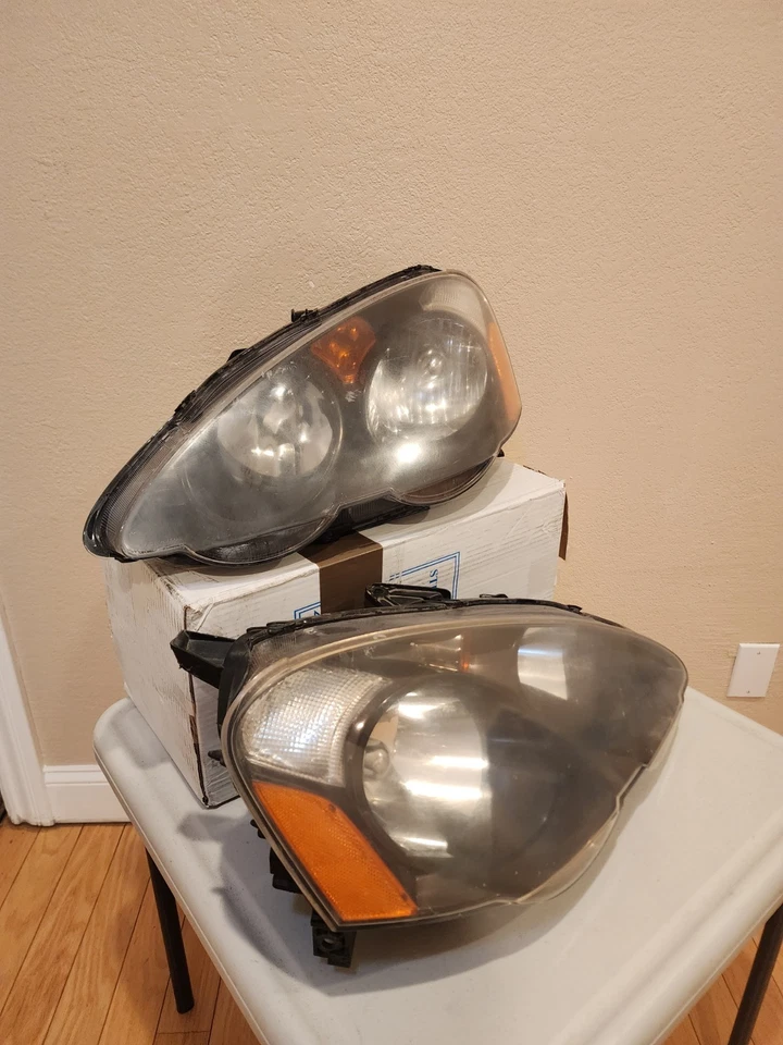 JDM 02-04 Honda Integra TypeR DC5 Acura RSX Left & Right Side Headlight Lamps - Image 2 of 4