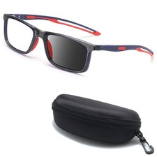 Multifocal Photochromic Reading Glasses Sport Eyeglasses Anti Blue Light Readers